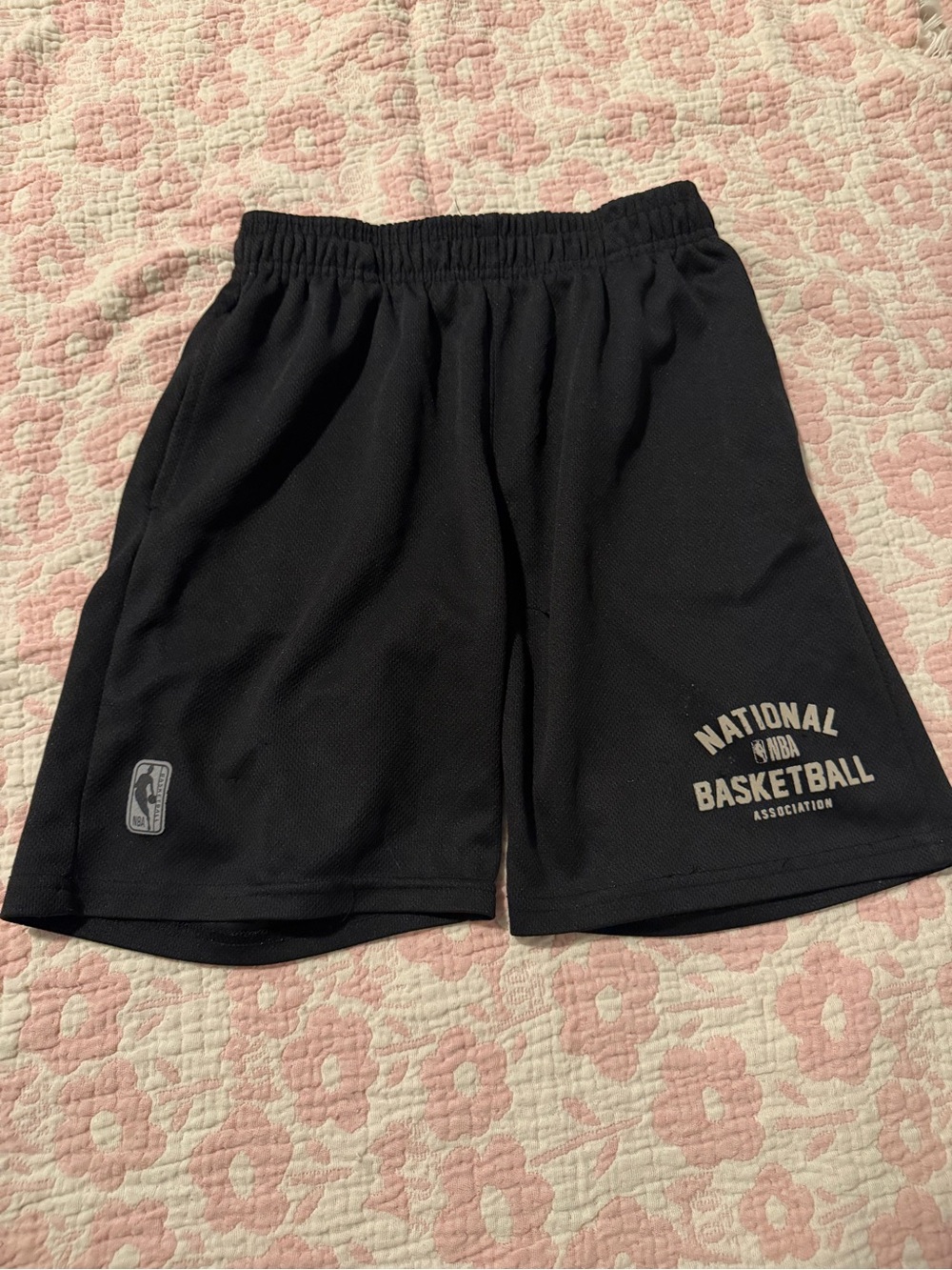 NBA Black National Basketball Mesh Shorts
